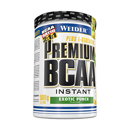 Weider Premium BCAA Powder 500 Gr - TROPİKAL MEYVE