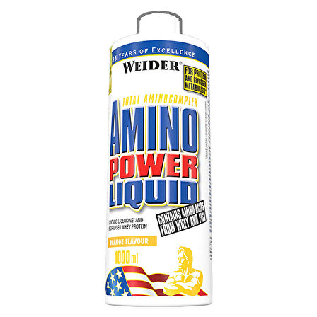 Weider Amino Power Liquid 1000 mL - PORTAKAL