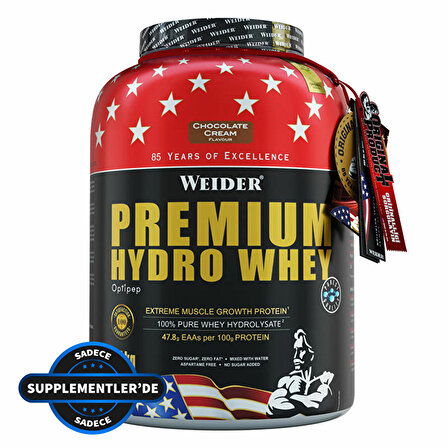 Weider Premium Hydro Whey Protein Tozu 2300 Gr - ÇİKOLATA-KREMA