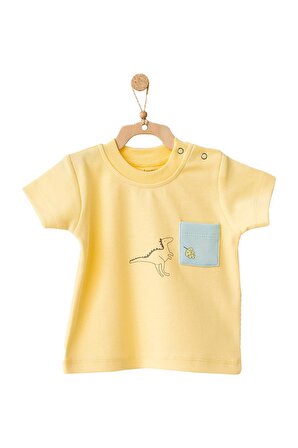 Andywawa Erkek Bebek Dinazor Desenli 2li Tişört Takımı AC21507R