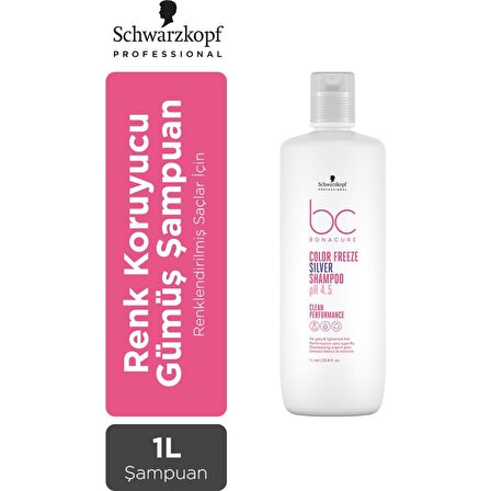 Bonacure Bc Bonacure Silver Boyalı Saçlar İçin Renk Koruyucu Şampuan 1000 ml