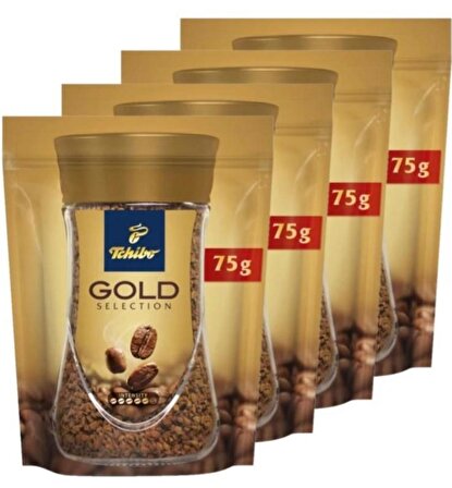 Tchibo Gold Selection Çözünebilir Kahve Ekonomik Paket 75 Gr. 4'lü Paket