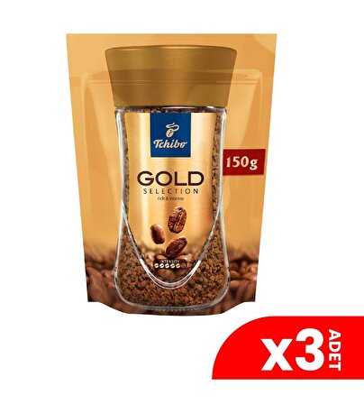 Tchibo Gold Selection Çözünebilir Kahve Ekonomik Paket 150 Gr 3'lü
