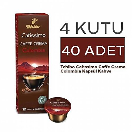 Tchibo Cafissimo Caffe Crema Colombia Kapsül Kahve 4 Lü Set