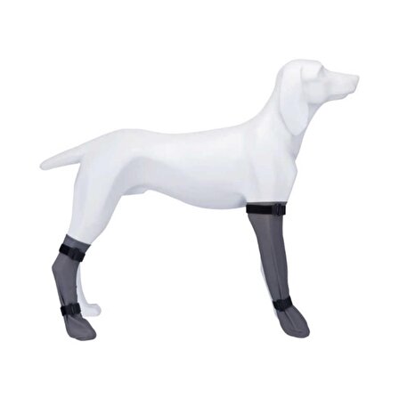 Trixie Köpek Çorabı, Su Geçirmez, S:6cm/30cm Gri