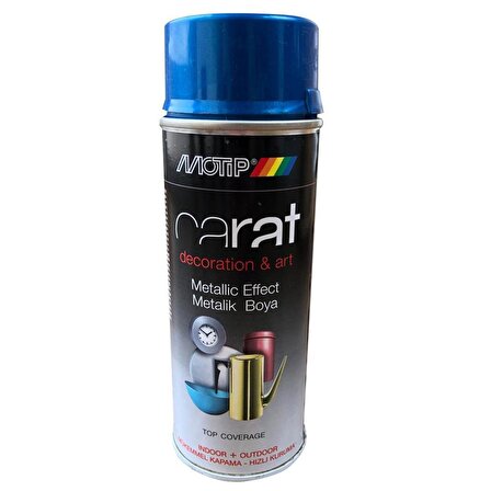 Motip Carat Parlak Metalik Mavi 400 ml. RAL 95878