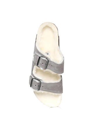 Birkenstock Taş Erkek Pelüş Ev Terliği 1017403 ARIZONA