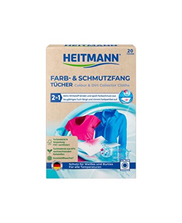 Heitmann Renk Koruyucu ve Kir Tutucu  Mendil-20 adet