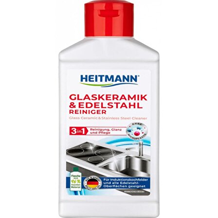 Heitmann Cam Seramik İnox Yüzey Temizleyicisi-250 ml