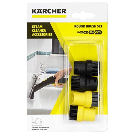 Karcher 2.863-264.0 Sc Buharlı Serileri İçin 4'lü Fırça Seti