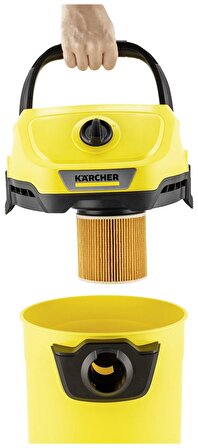  Karcher 1.628-101.0 WD 3 V-17/14/20 (YYY)  ISLAK KURU ELEKTRİKLİ SÜPÜRGE