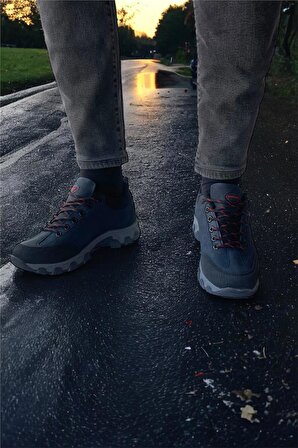 Soğuk Geçirmez Unisex Outdoor Trekking Bot Ayakkabı LACİVERT
