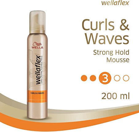 Wella Wellaflex Curls & Waves Bukle Belirginleştirici Saç Köpüğü 200 ml