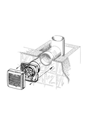 Aero Still 100 Banyo Tuvalet Egzoz Aspiratörü | 100 mm. 84 m3/h Kapasite