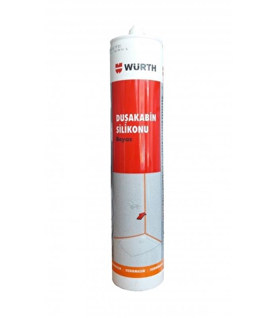 Würth Duşakabin Silikonu Beyaz 310ml.