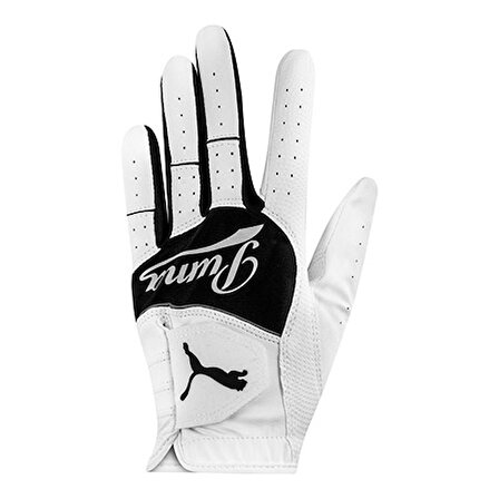 Puma Youth Top Flex LH Glove M White/Black - Golf Eldiveni Siyah Beyaz Medium