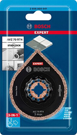 Bosch Expert Starlock 3Max AVZ 70RT4 1'li Testere Ucu - 2608900041