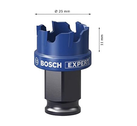 Bosch 25 mm Çelik-İnox İçin Özel Seri Panç 2608900494