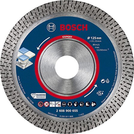 Bosch Expert Elmas Kesme Disk BFHaCeramic 125*22,23mm - 2608900655