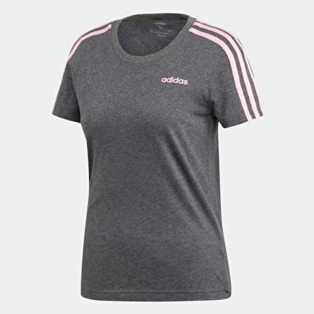 Adidas DU0632 Ess 3S Slim Tee Pamuklu Kadın Günlük Tişört