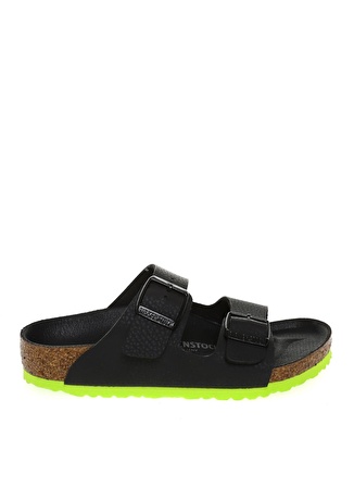 Birkenstock Siyah Erkek Çocuk Terlik ARIZONA KIDS BF BLACK LIME