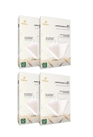 Tchibo Filtre Kahve Kağıdı 4 Numara 4x80 Adet