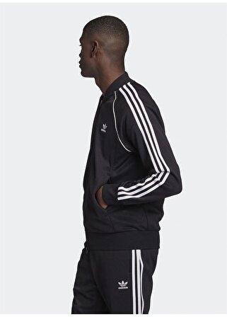 adidas GF0198 Adicolor Classics Primeblue SST Erkek Siyah Track Jacket