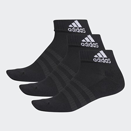 Adidas DZ9379 Siyah Yastıklamalı 3'lü Çorap