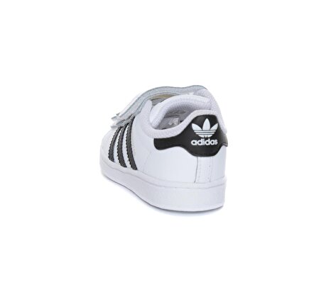 adidas Beyaz - Siyah Erkek Bebek Yürüyüş Ayakkabısı EF4842 SUPERSTAR CF I