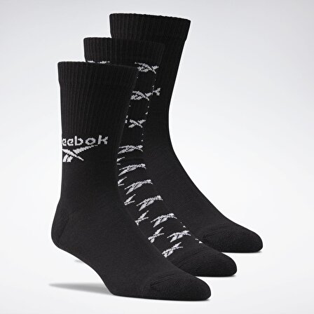 Reebok GG6683 CL Fold Siyah 3'lü Çorap