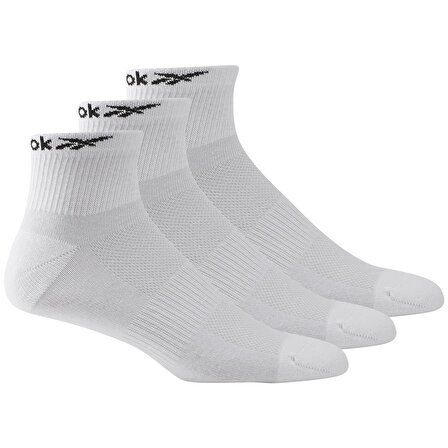 Reebok GH0420 Beyaz Bilek Çorap 3'lü