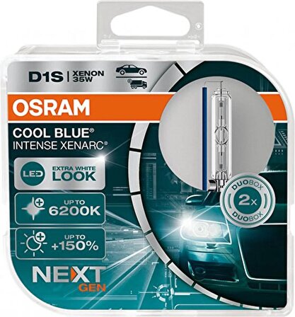 Osram D1S Cool Blue Intense 6200K Nex Gen Xenarc (Takım - 2 Adet)