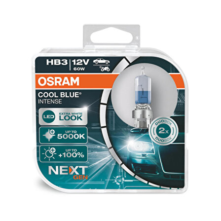 Osram 9005 Hb3 Cool Blue Intense Next Gen 5000k Beyaz Işık (Takım 2 Adet)