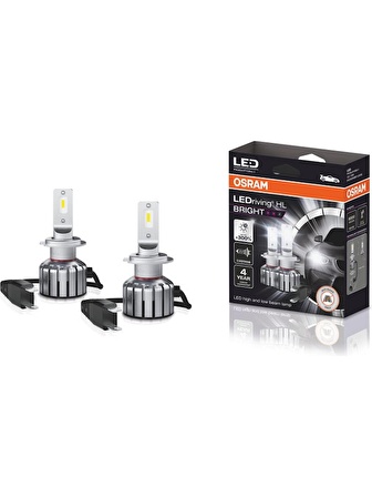 Osram H7 LED Xenon Kit %300 Fazla Işık  4 Yıl Garantili 12V (2 Adet Far için)