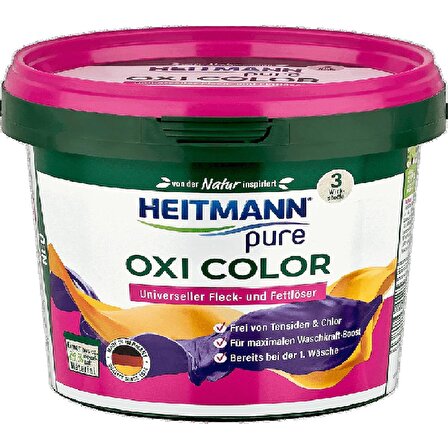 Oxi Güçlü Renkli Çamaşır Doğal Toz Deterjan-500 gr