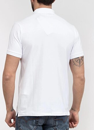 KARL LAGERFELD Beyaz Erkek Polo T-Shirt 745022500221
