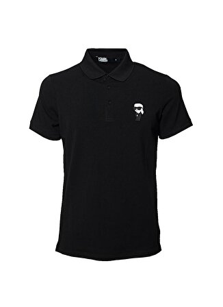 KARL LAGERFELD Siyah Erkek Polo T-Shirt 745022500221