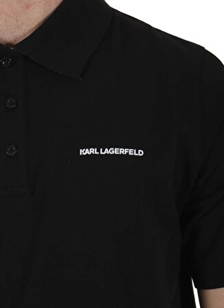 KARL LAGERFELD Siyah Erkek Polo T-Shirt 745015542221