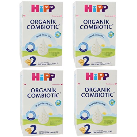 Hipp Organik Combiotic 2 Prebiyotik Devam Sütü 4 x 800 gr