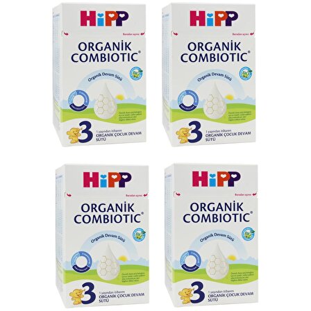Hipp Organik Combiotic 3 Prebiyotik Devam Sütü 4 x 800 gr
