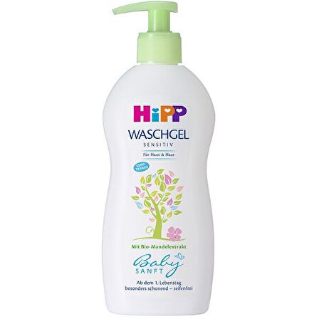 Hipp Babysanft Göz Yakmayan Badem Özlü Saç ve Vücut Şampuanı 400 ml