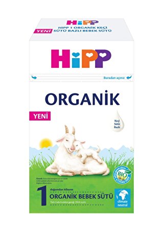 Hipp 1 Ogranik Keçi Sütü Bazlı Bebek Sütü 400gr  