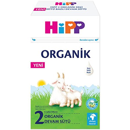 Hipp 2 Ogranik Keçi Sütü Bazlı Bebek Sütü 400gr  
