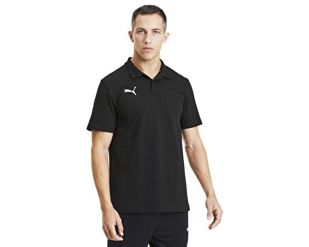 Puma  Erkek Futbol Antrenman Polo Tişörtü 65657903 Siyah