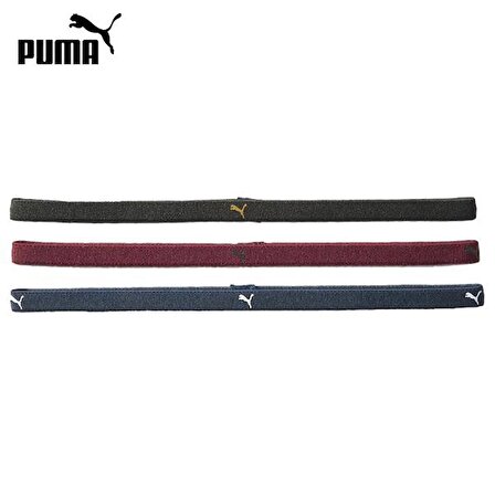 Puma AT Sportbands Womens Pack (3pcs) Siyah Kadın Saç Bandı