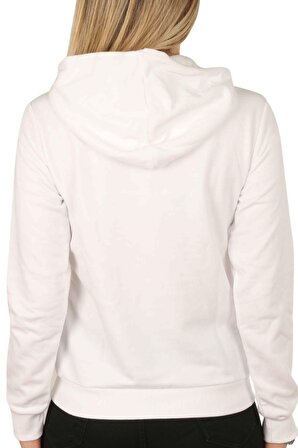 Puma Kadın Beyaz Blank Base Kapüşonlu Sweatshirt 58640002 beyaz