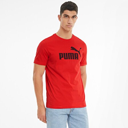 Puma 58666611 Ess Logo Tee Erkek T-Shirt