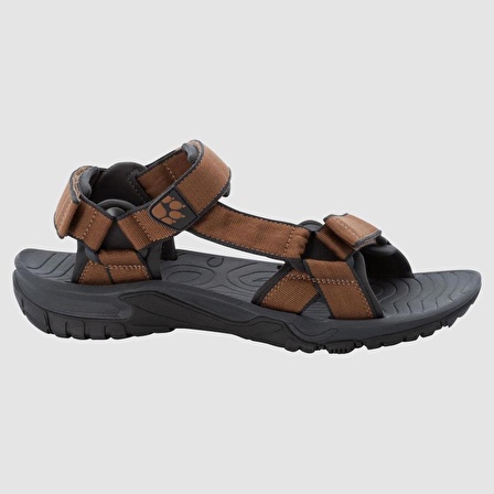 Jack Wolfskin 4019021 Lakewood Ride Sandal M Brown Black Erkek Sandalet