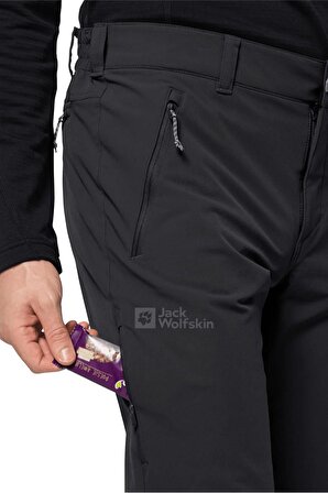 Jack Wolfskin Normal Paça Siyah Erkek Outdoor Pantolonu 1503755-6000 ACTIVATE XT PANTS M