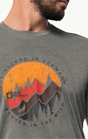 Jack Wolfskin Hiking S/S Erkek T-Shirt